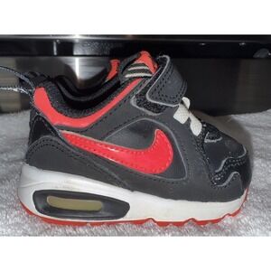 Nike Air Max Triax  Baby Girls Shoes Size 3C Black Hyper Punch